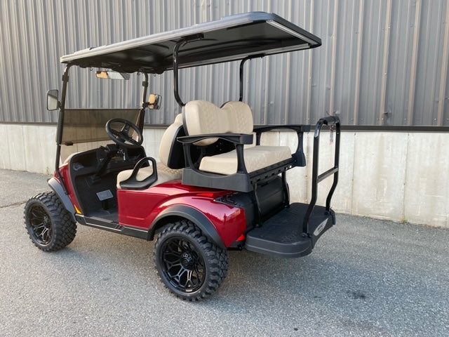 2023 ELE MADJAX XSERIES CHERRY RED 4PASS LIFTED LIGHTS LSV