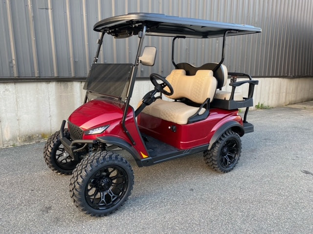 2023 ELE MADJAX XSERIES CHERRY RED 4PASS LIFTED LIGHTS LSV