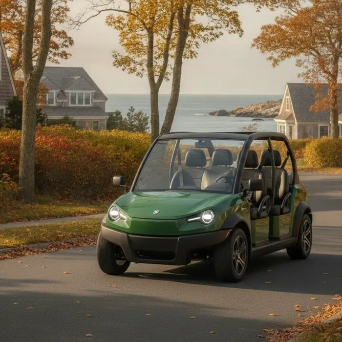Best low-speed vehicles for personal and commercial use on a New England neighborhood road