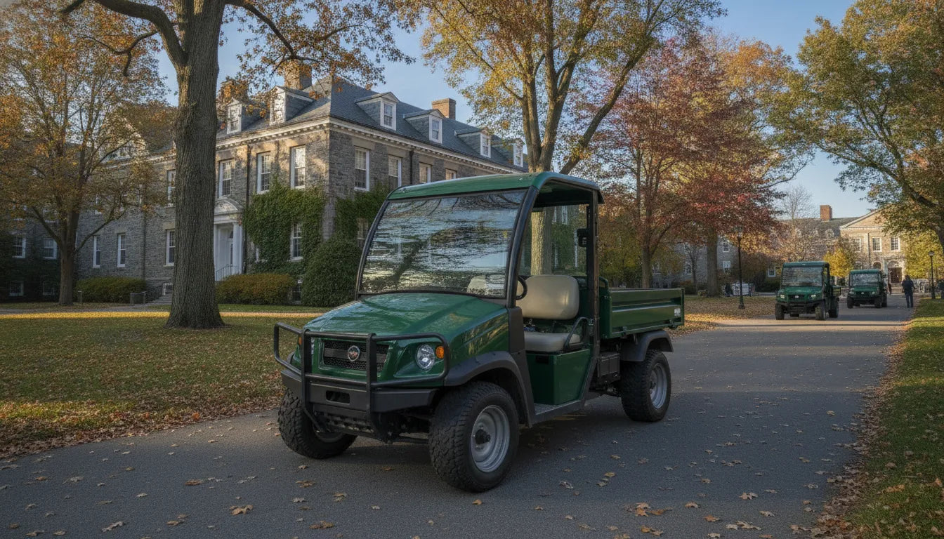 Commercial vehicle for sale in Connecticut serving a campus fleet
