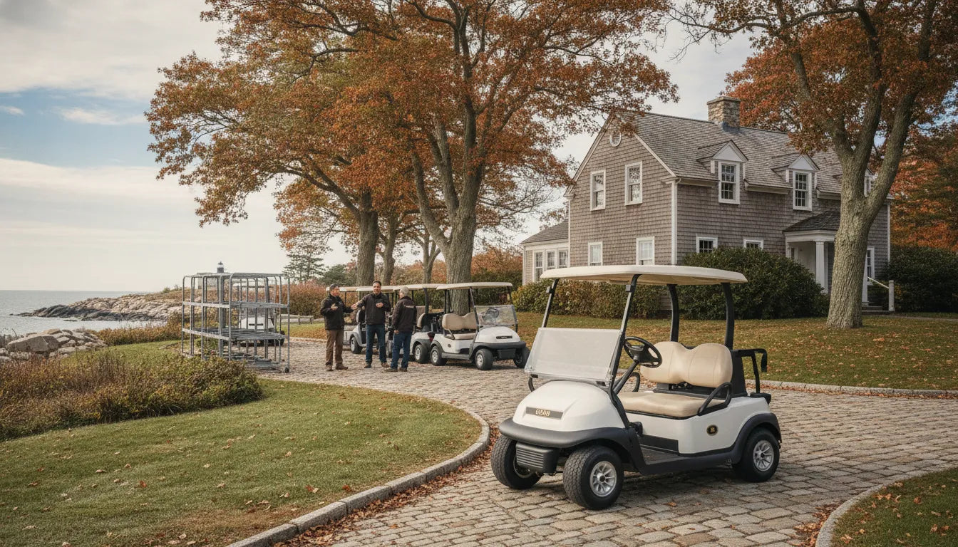 Long term golf cart rental for seasonal and commercial use in New England