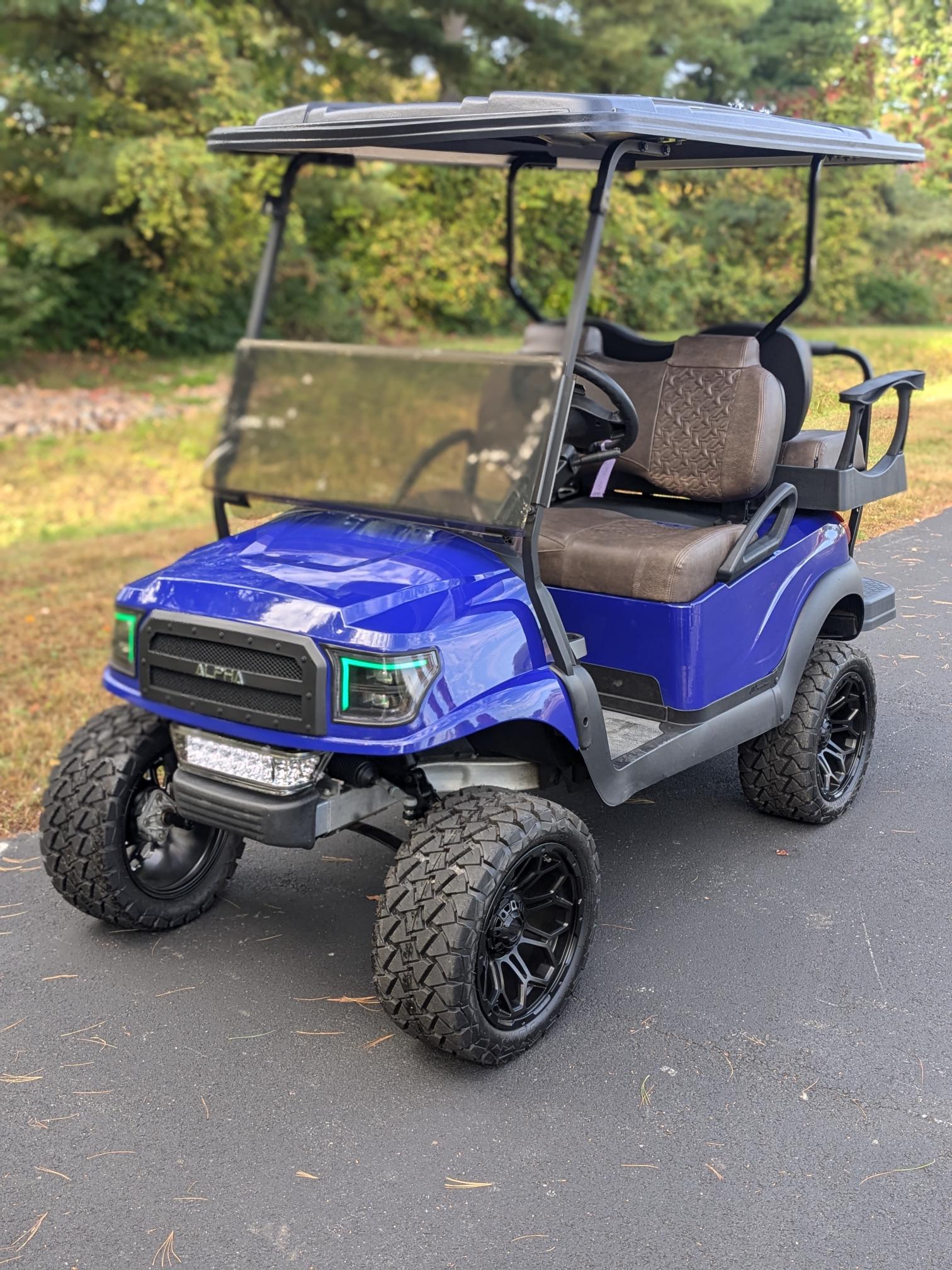 Used 2019 Club Car Alpha Flooded Lead Acid Four Passenger Passengers