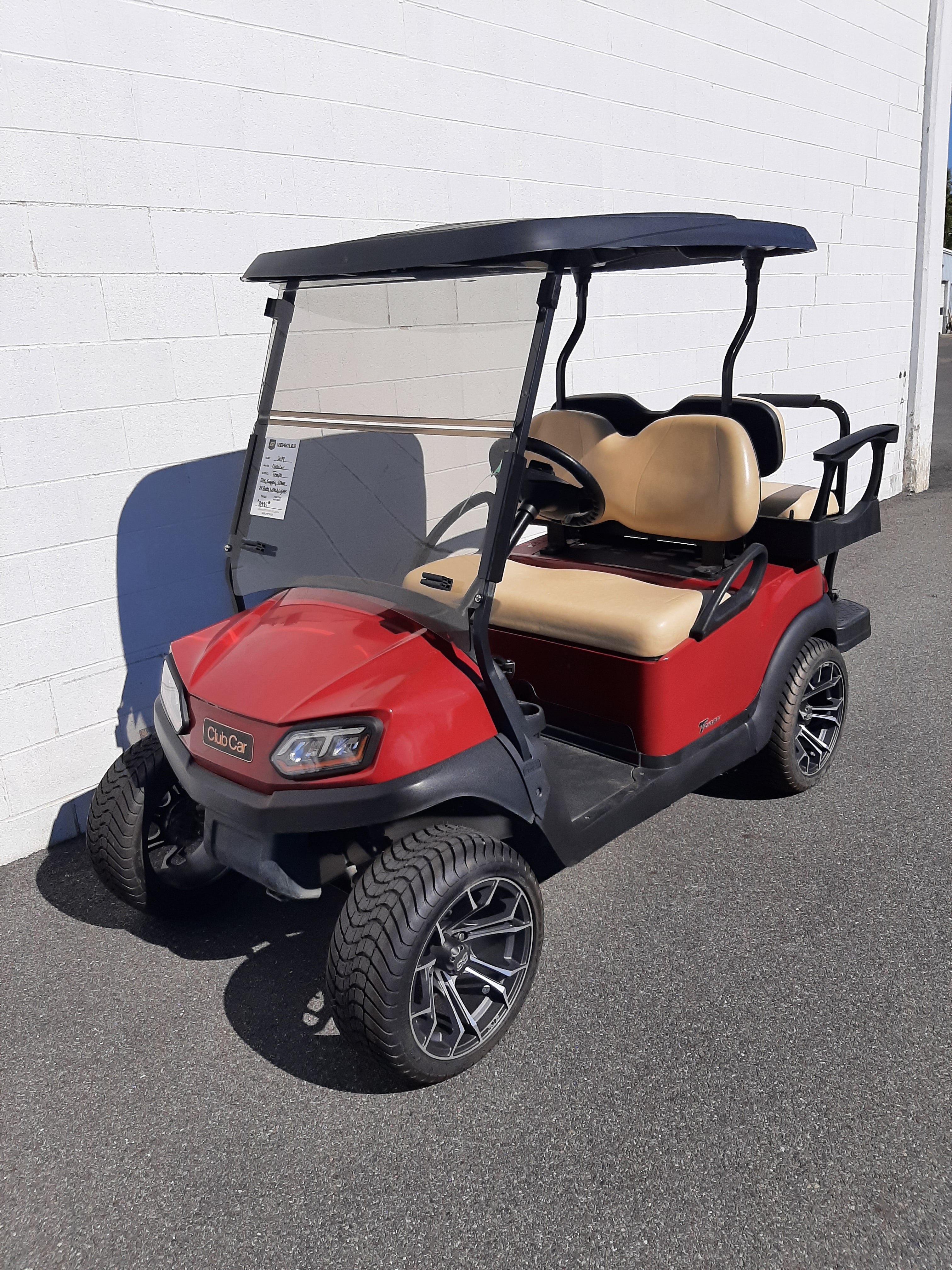 Used 2019 Club Car Tempo Flooded Lead Acid Four Passenger Passengers