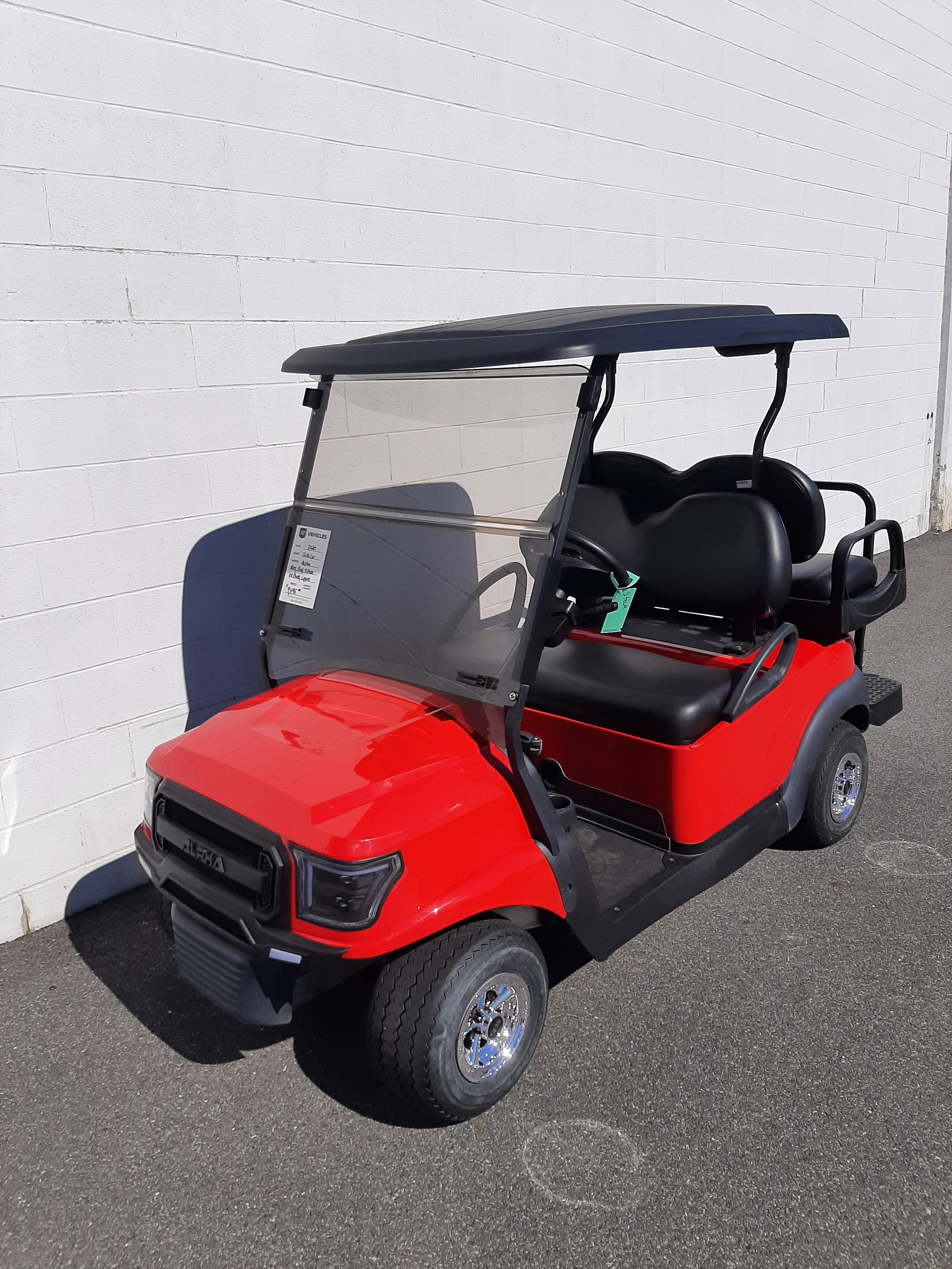 Used 2020 Club Car Alpha Flooded Lead Acid Four Passenger Passengers