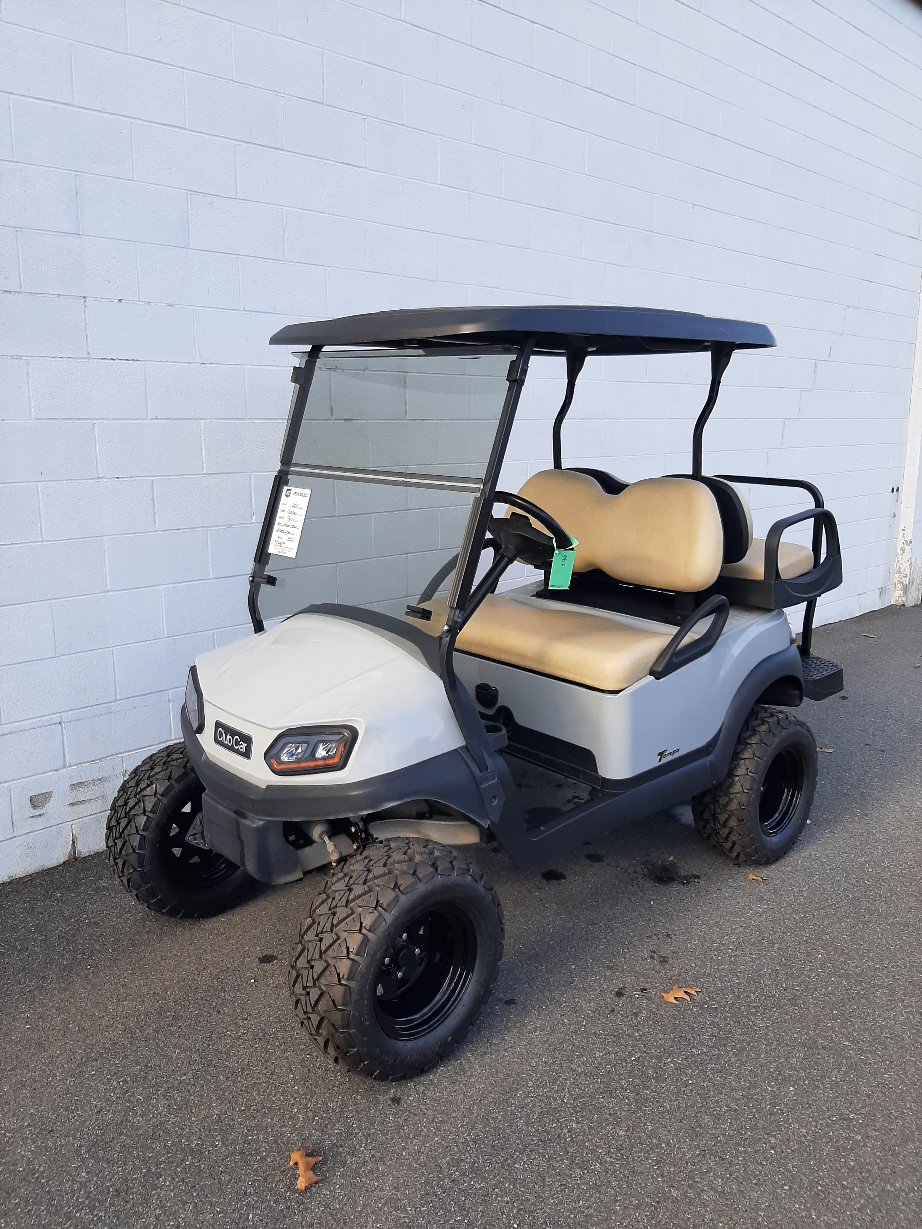 Used 2020 Club Car Tempo Electric FLA 4 Passengers