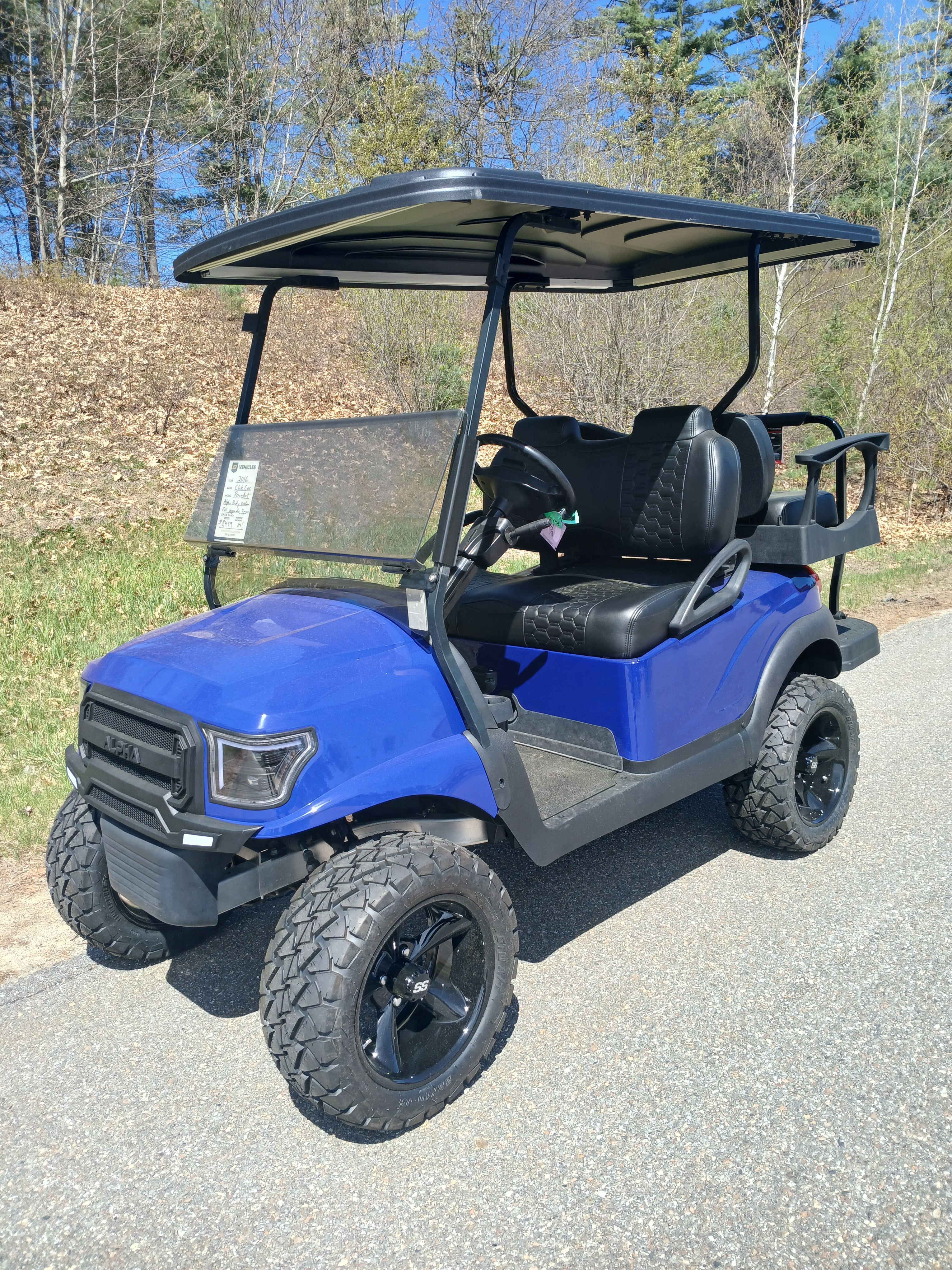 Used 2016 Club Car Alpha 500 Electric FLA 4 Passengers