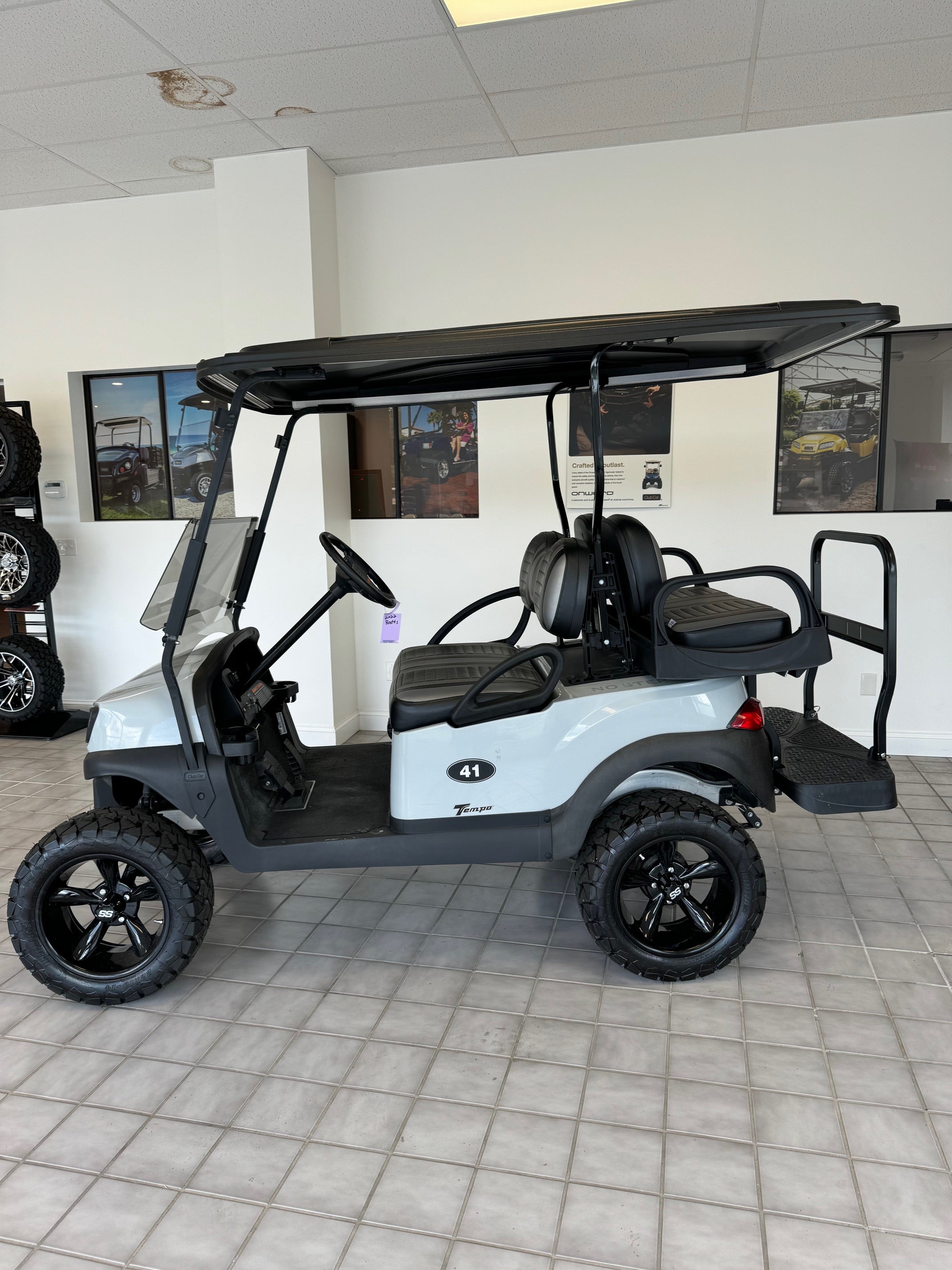 Used 2019 Club Car Tempo Flooded Lead Acid Four Passenger Passangers