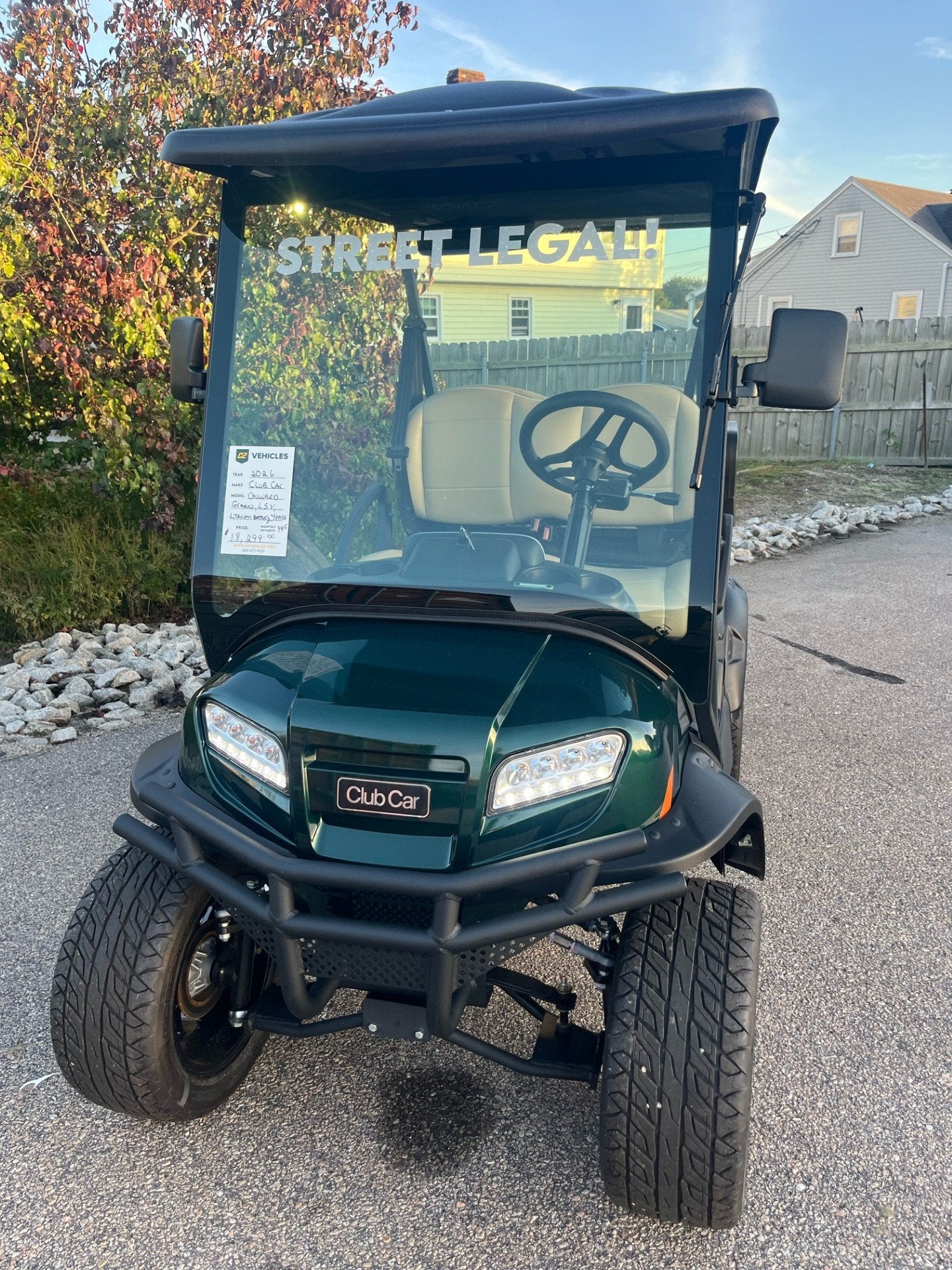New 2026 Club Car Onward Lithium 4 Passengers