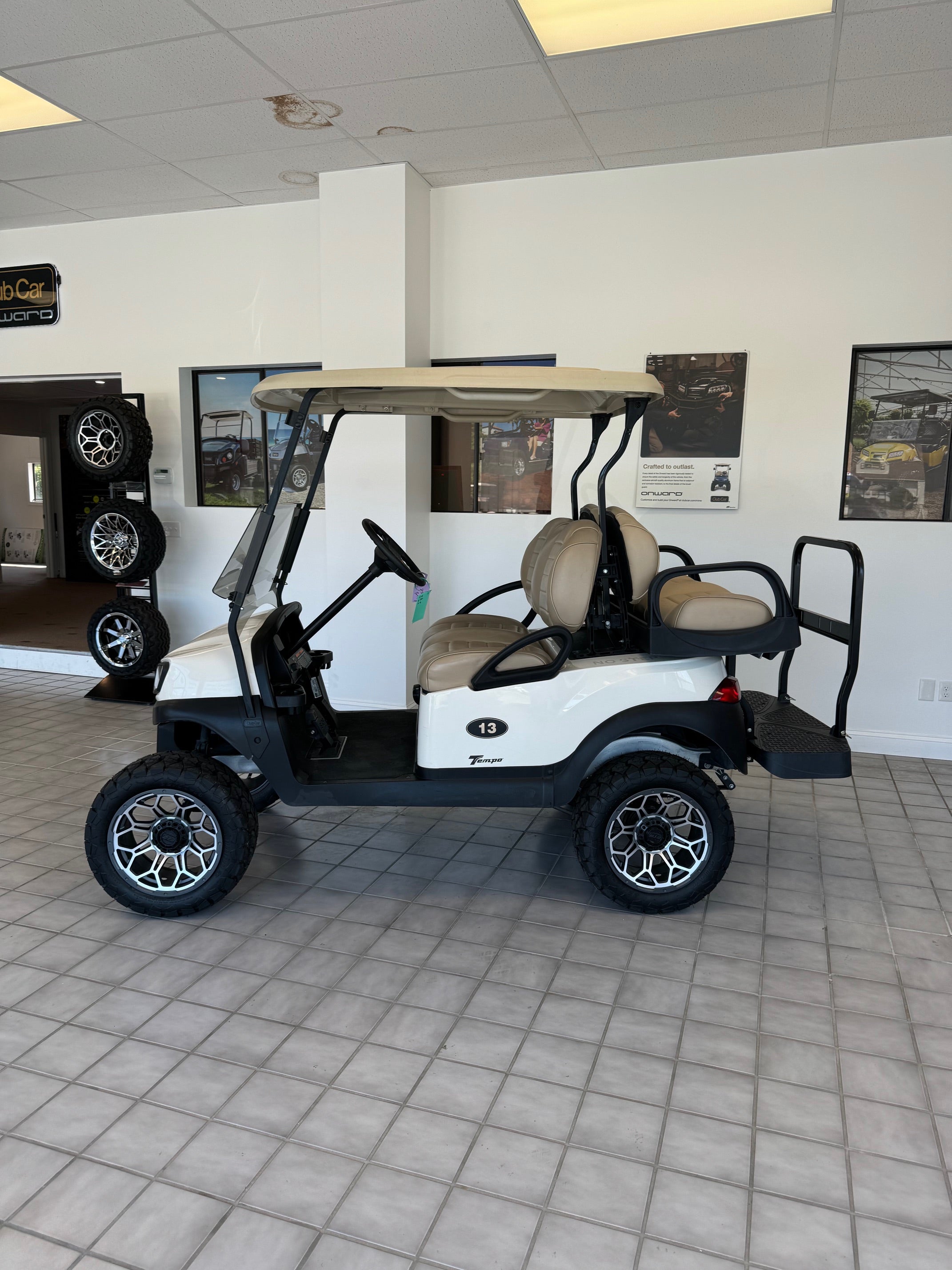 Used 2022 Club Car Tempo Flooded Lead Acid Four Passenger Passengers