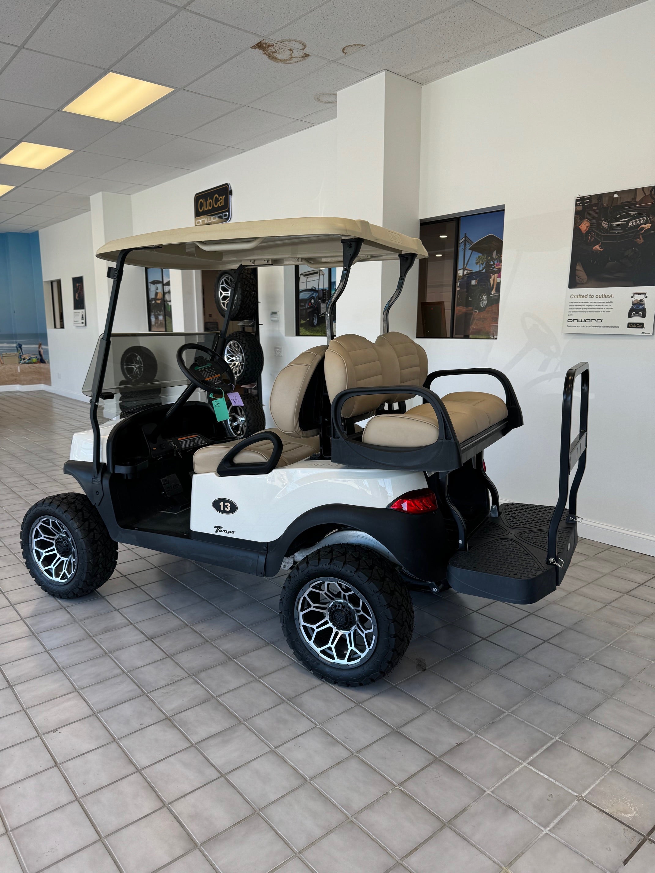 Used 2022 Club Car Tempo Flooded Lead Acid Four Passenger Passengers