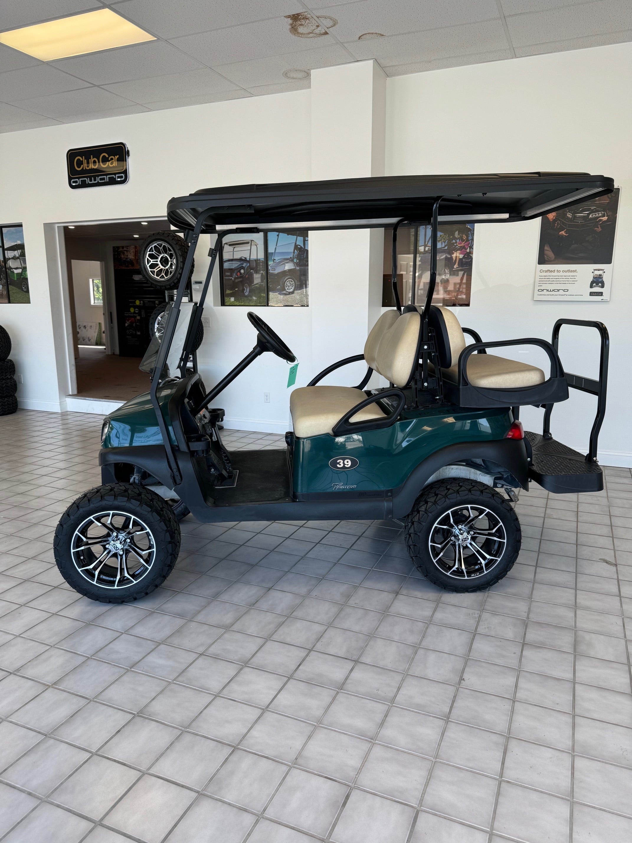 Used 2019 Club Car Tempo Flooded Lead Acid Four Passenger Passengers