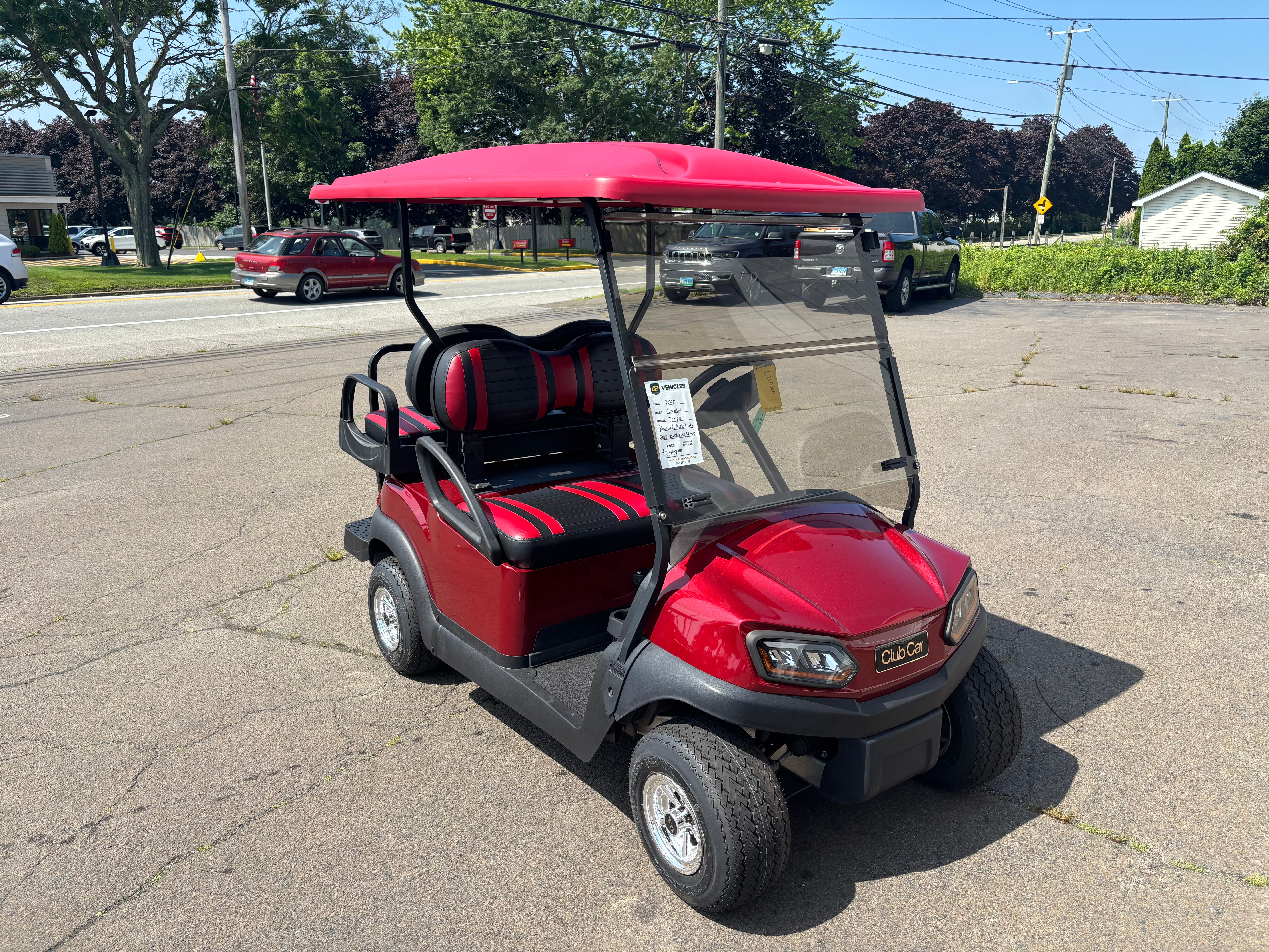 Used 2020 Club Car Tempo Electric FLA 4 Passengers