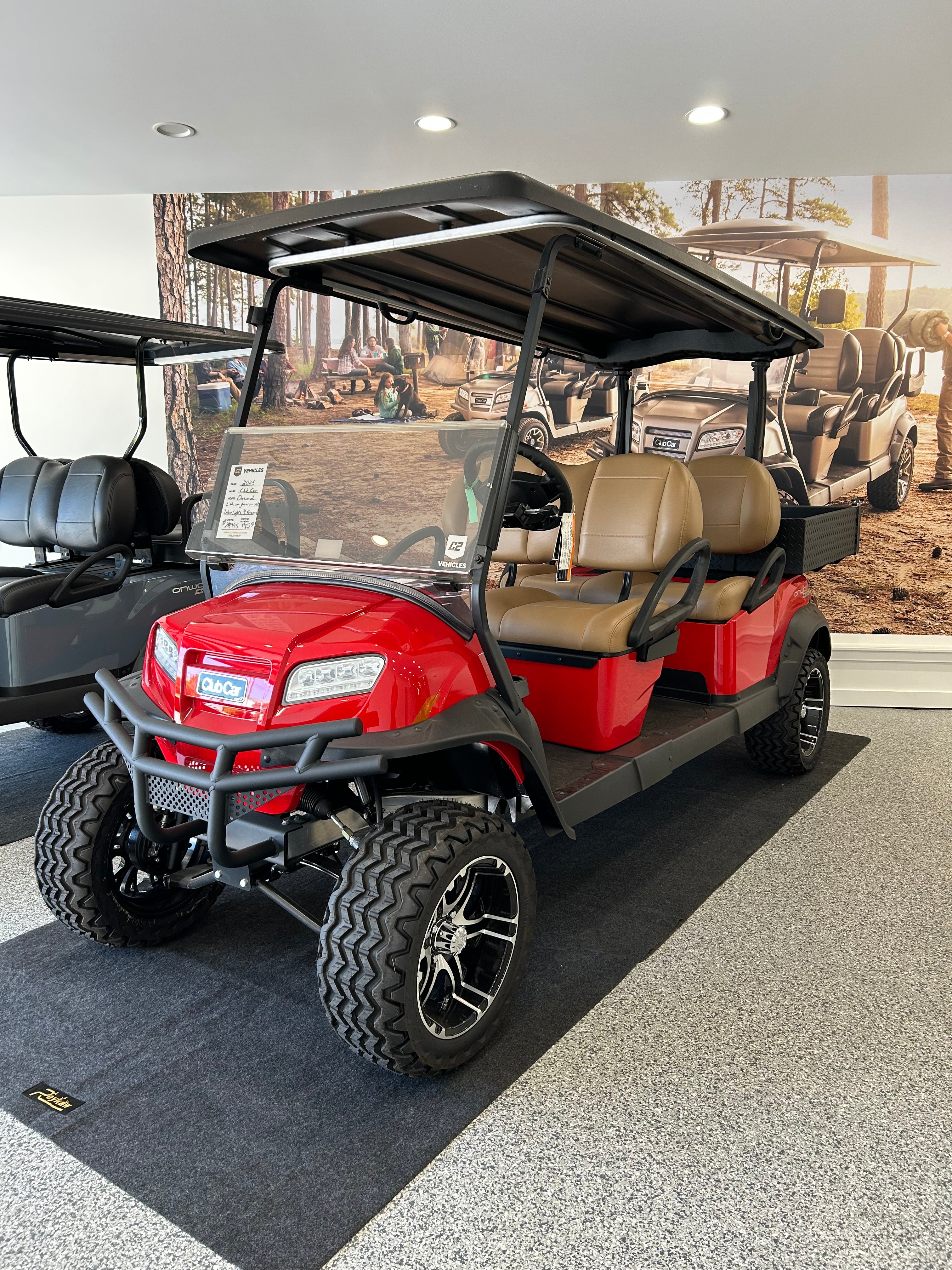 New 2025 Club Car Onward Lithium 4 Passengers