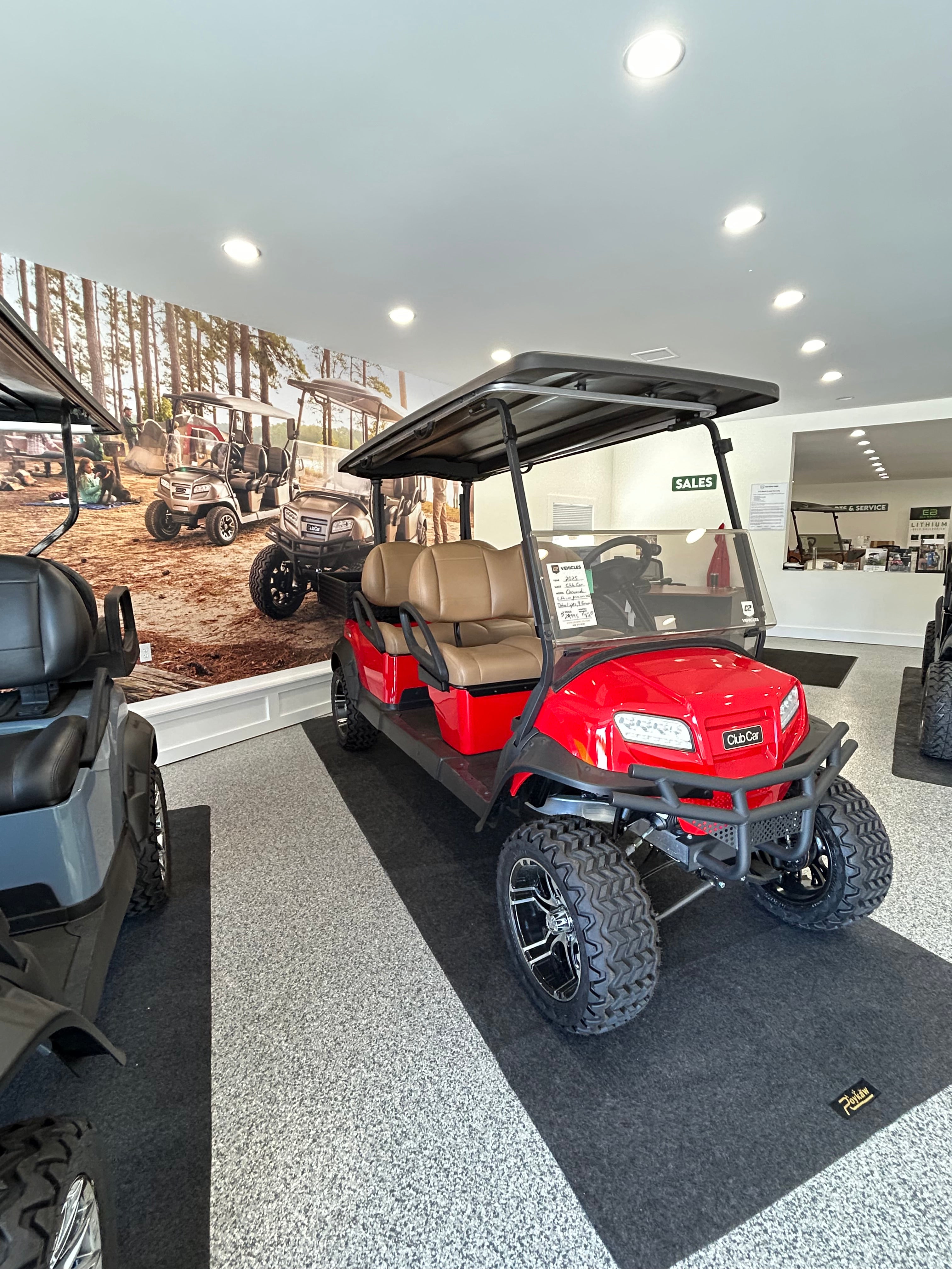 New 2025 Club Car Onward Lithium 4 Passengers