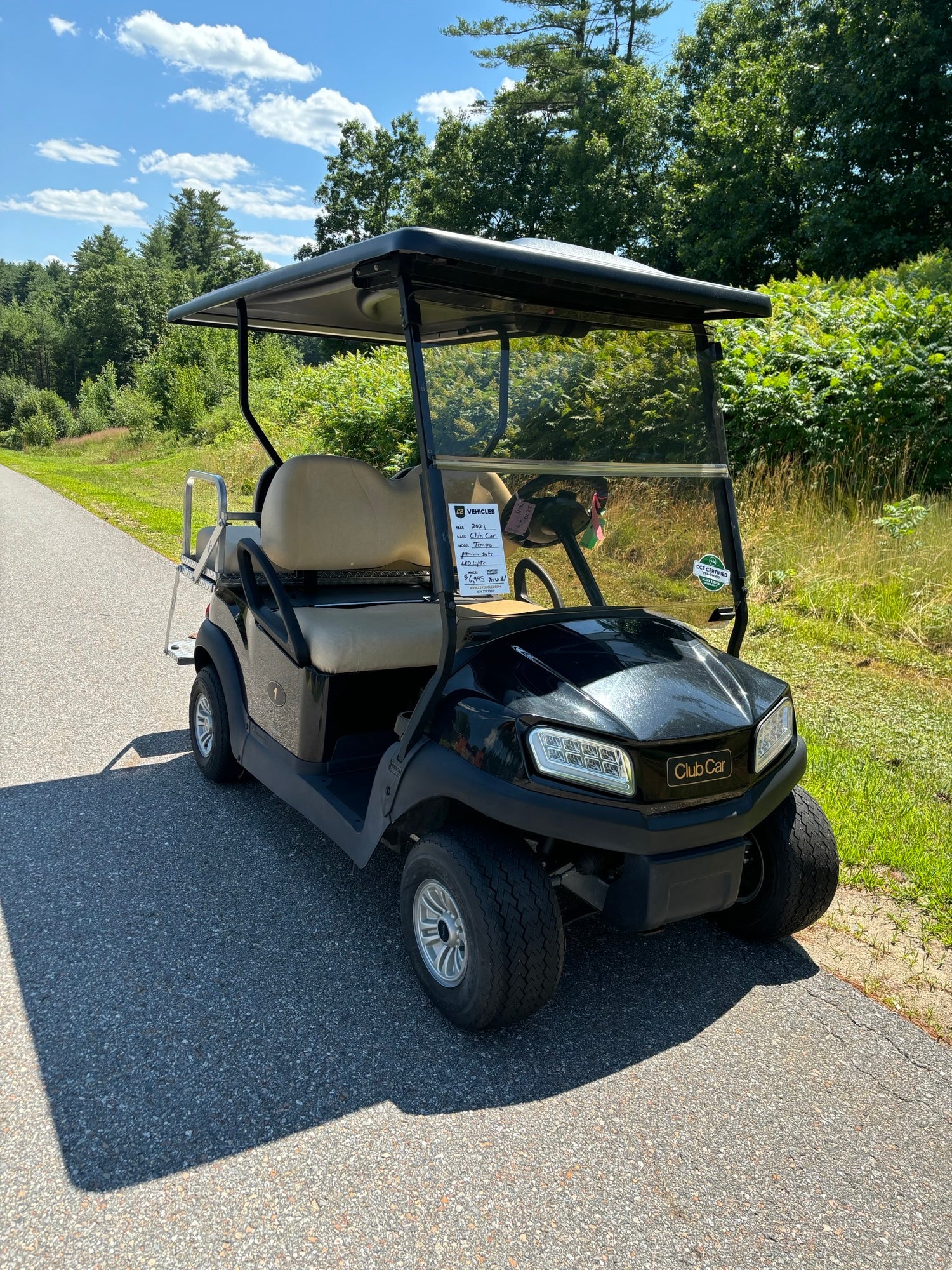 Used 2021 Club Car Tempo Electric FLA 4 Passangers