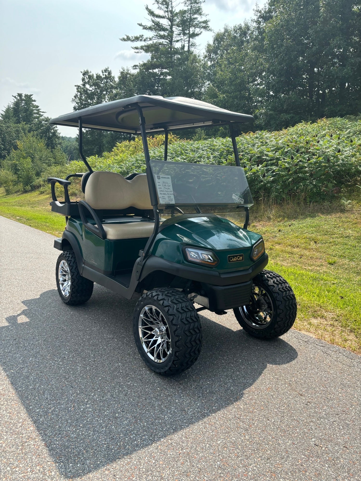 Used 2022 Club Car Tempo Flooded Lead Acid Four Passenger Passangers