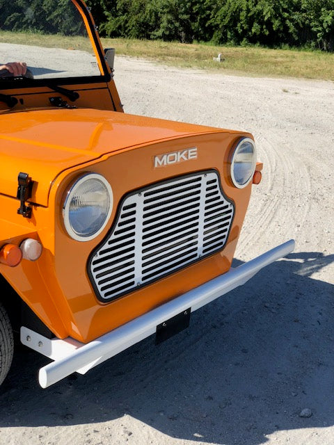 Pre-Order 2025 Moke America eMOKE Lithium Four Passenger Orange