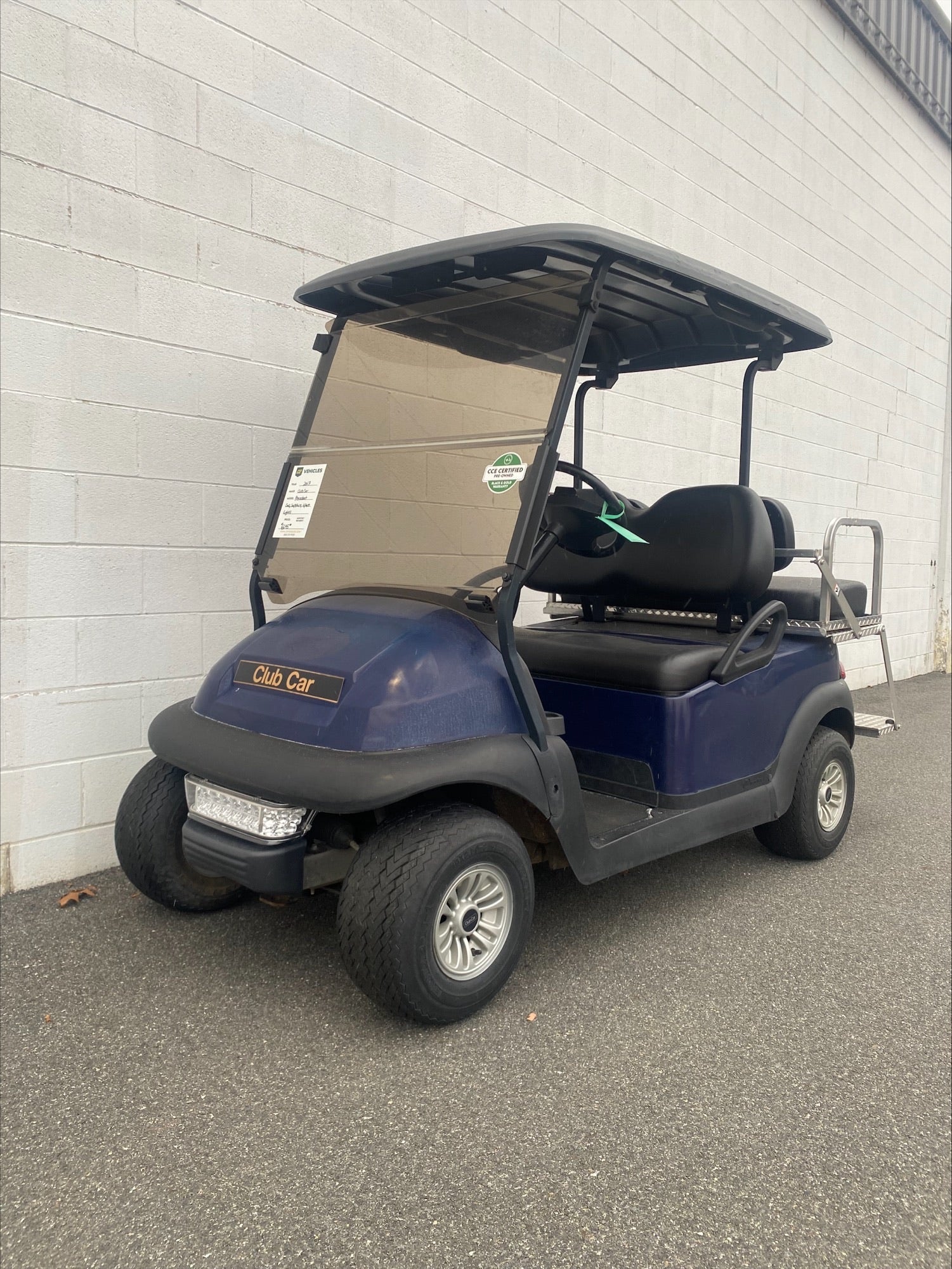 Used 2017 Club Car Precedent Gas 4 Passengers